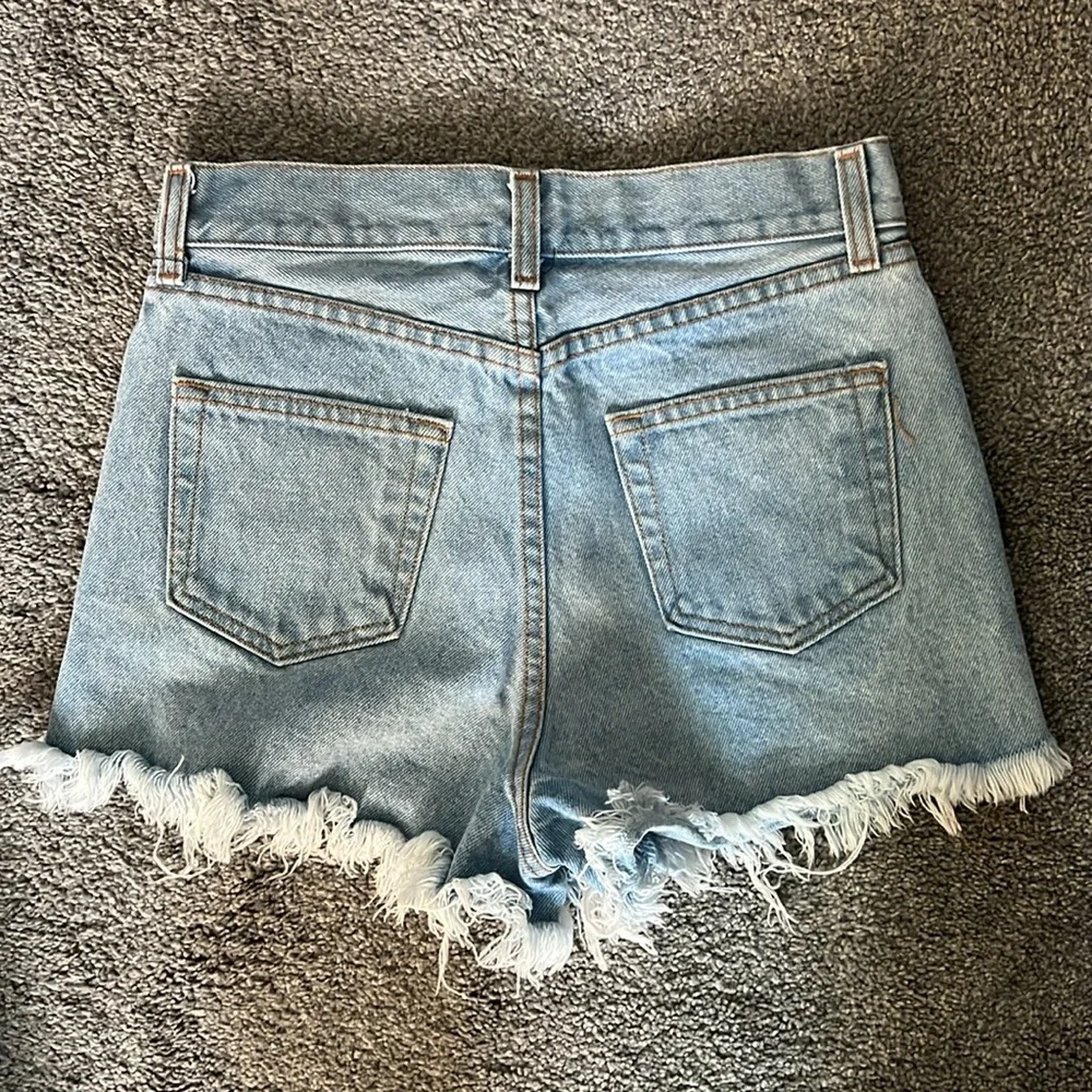 Denim Shorts with Frayed bottom
